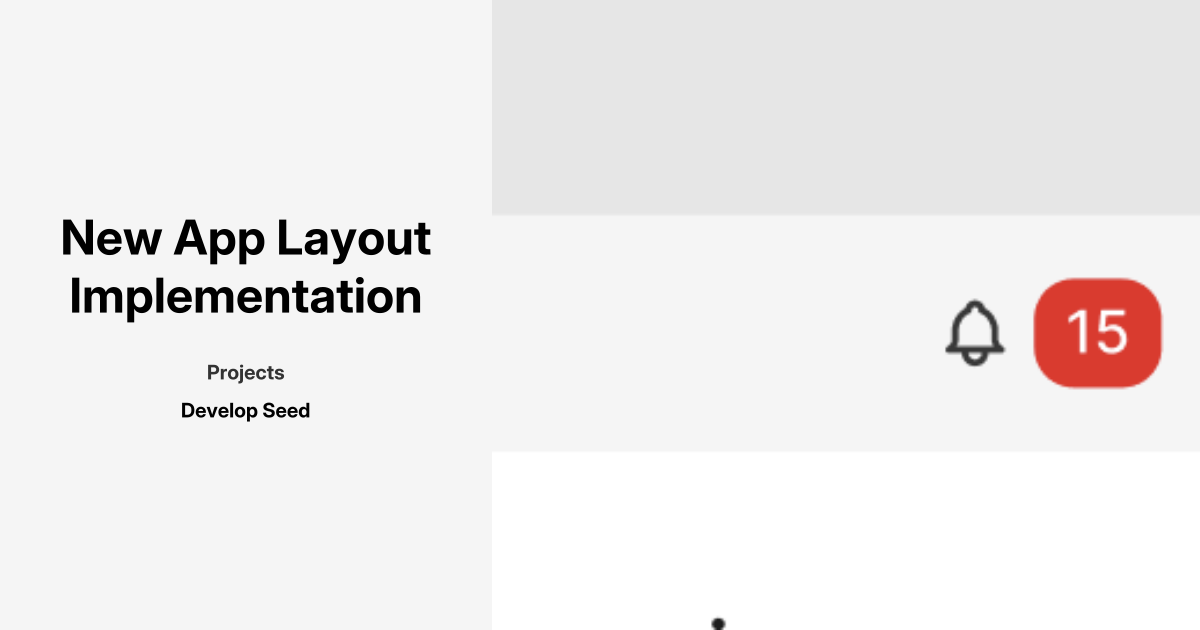New App Layout Implementation